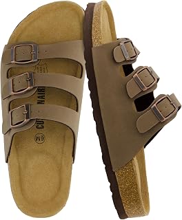 CUSHIONAIRE Women's Lela Cork Sandal with +Comfort