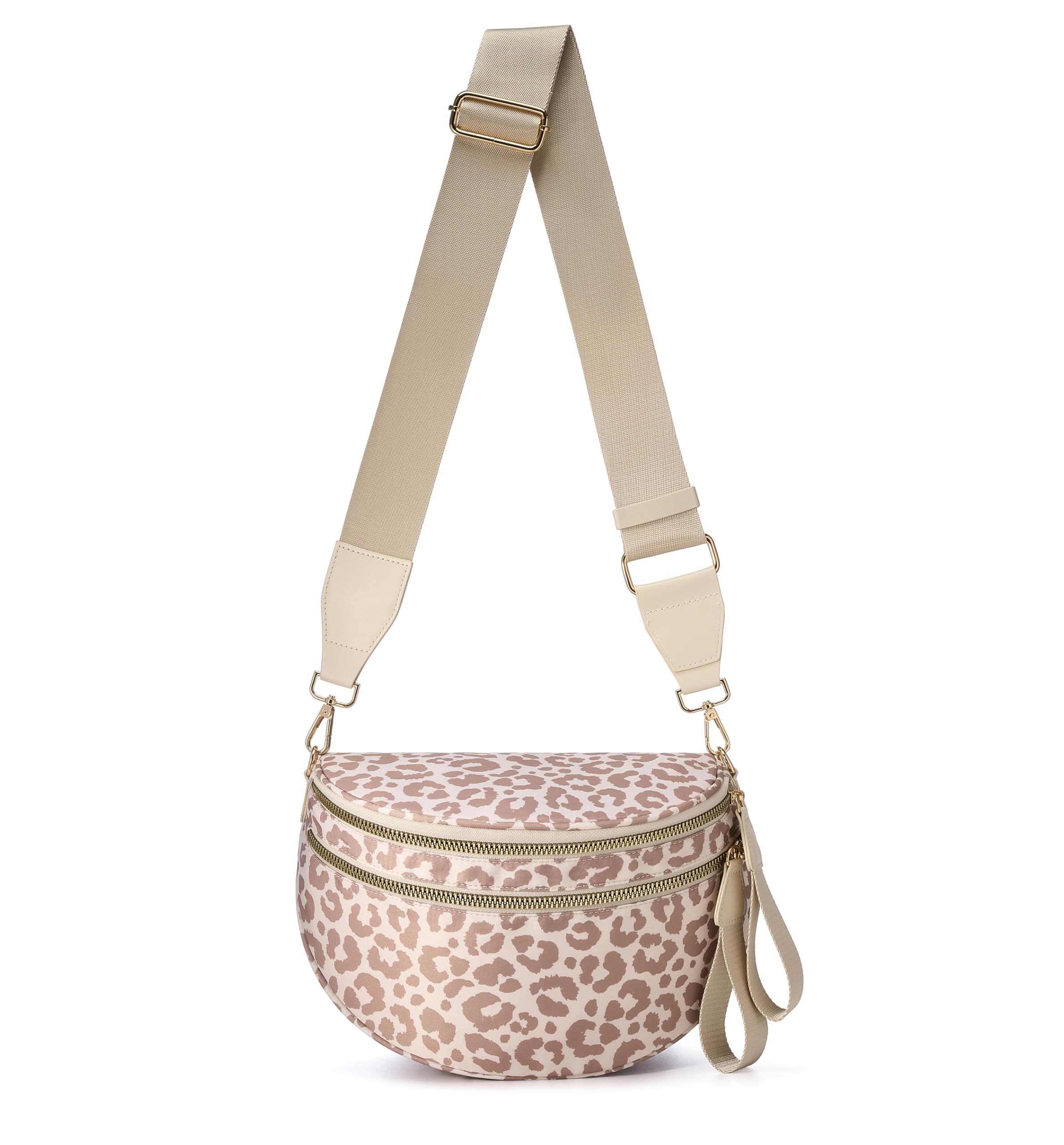 FEIBOON Spacious Nylon Crossbody Bag Bum Bag Handbags Purses for Women