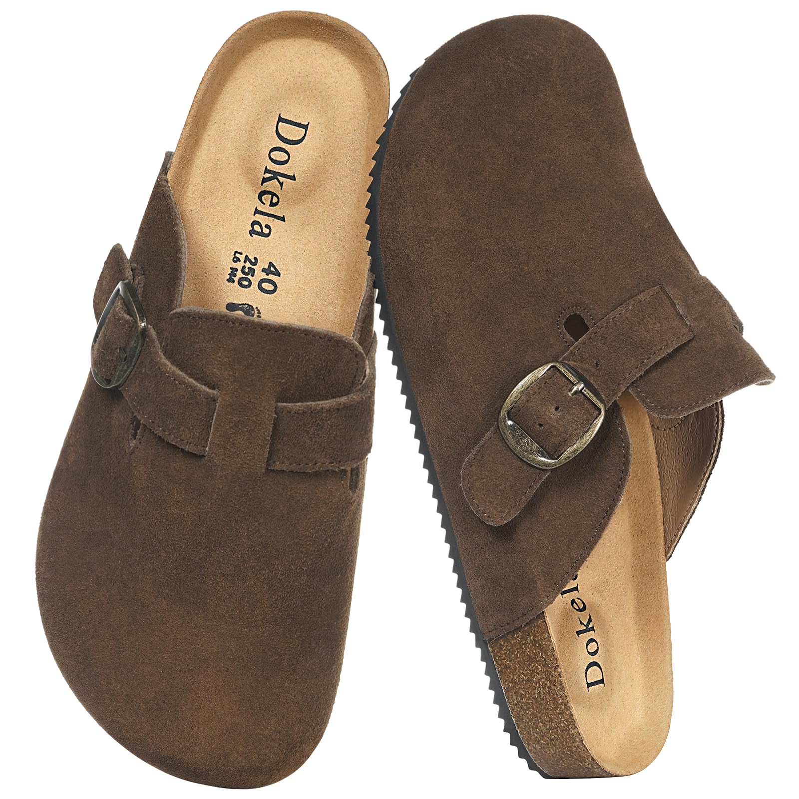 Cuir Nubuck Clogs and Mules for Men and Women Comfortable Leather Slippers