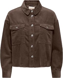 ONLY Onlmarina-eny Life L/S Cord Jacket Pnt Onlmarina-Eny Life L/S Women's Corduroy Jacket (Pnt Pack of 1)
