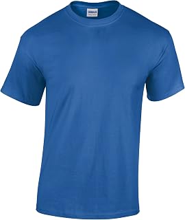 [Gildan] (ギルダン) キッズ・子供・ジュニアサイズ ヘビーコットン 半袖 Tシャツ (XL) (ロイヤル)
