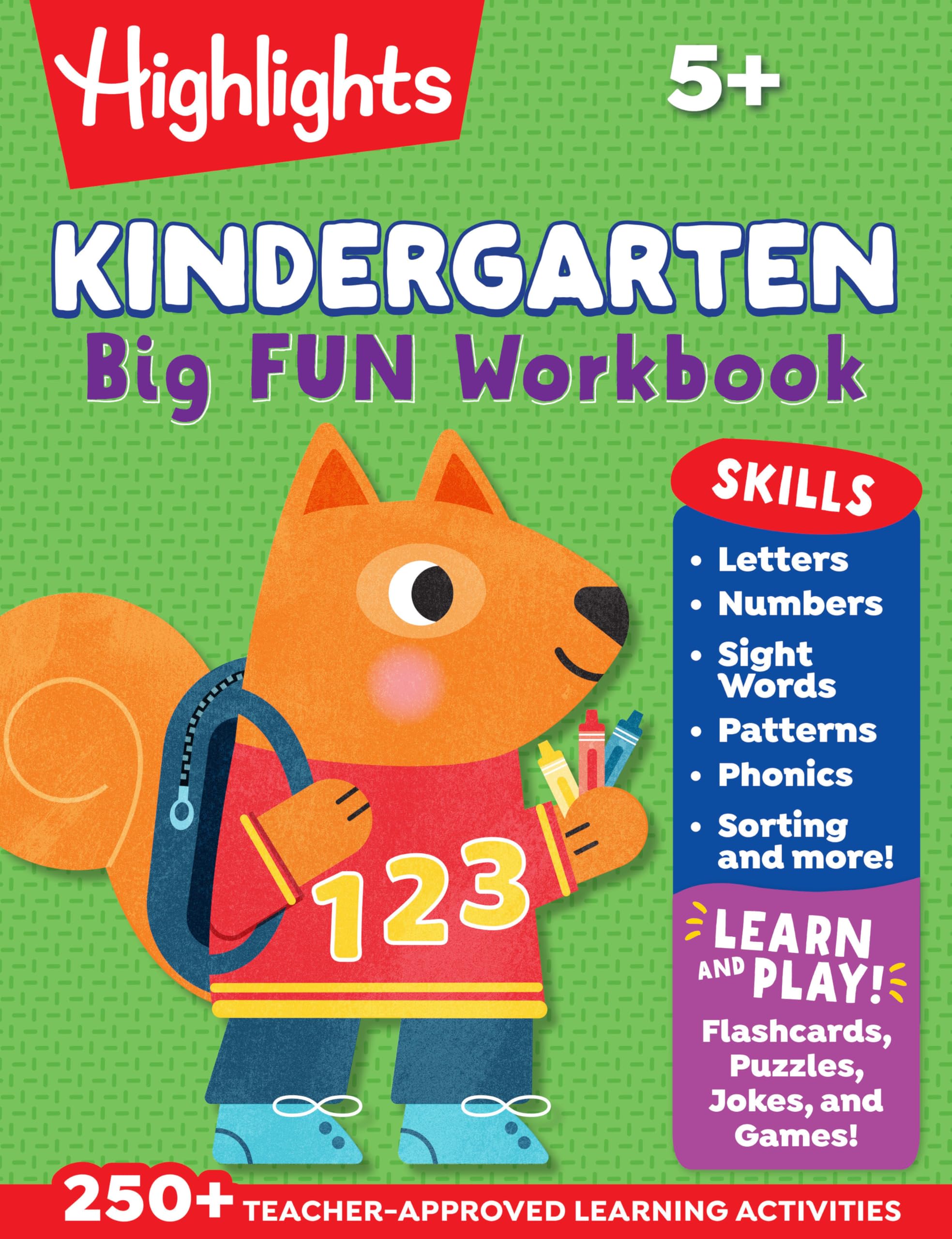 Kindergarten Big Fun Workbook: Prep Workbook with Kindergarten Learning Activiti