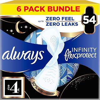 Always Infinity Pads Secure Night Size 4 9CT CSx6