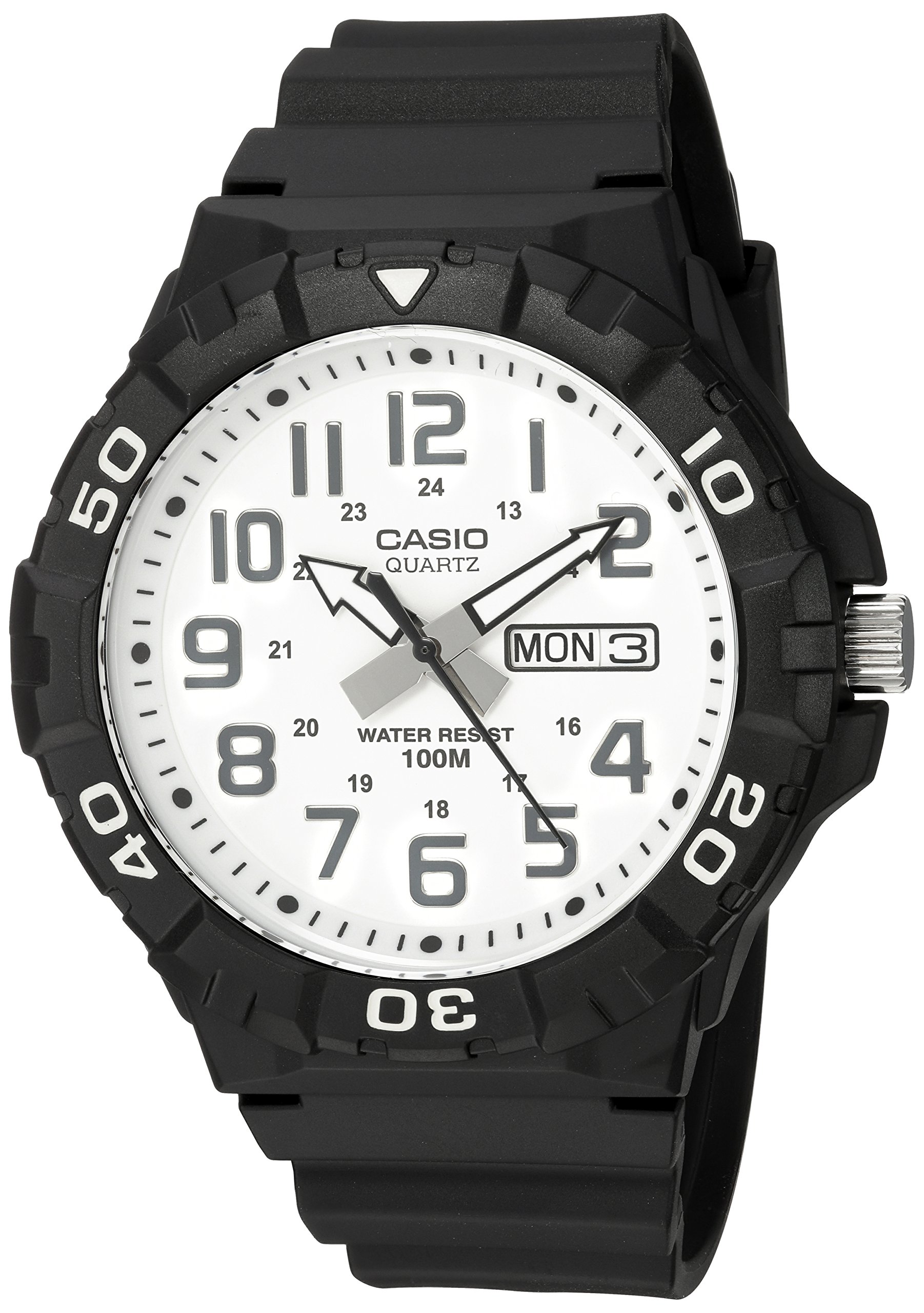 Casio MRW200H Series | Men's Analog Watch | Sporty Design | 100 Meter Water Resi