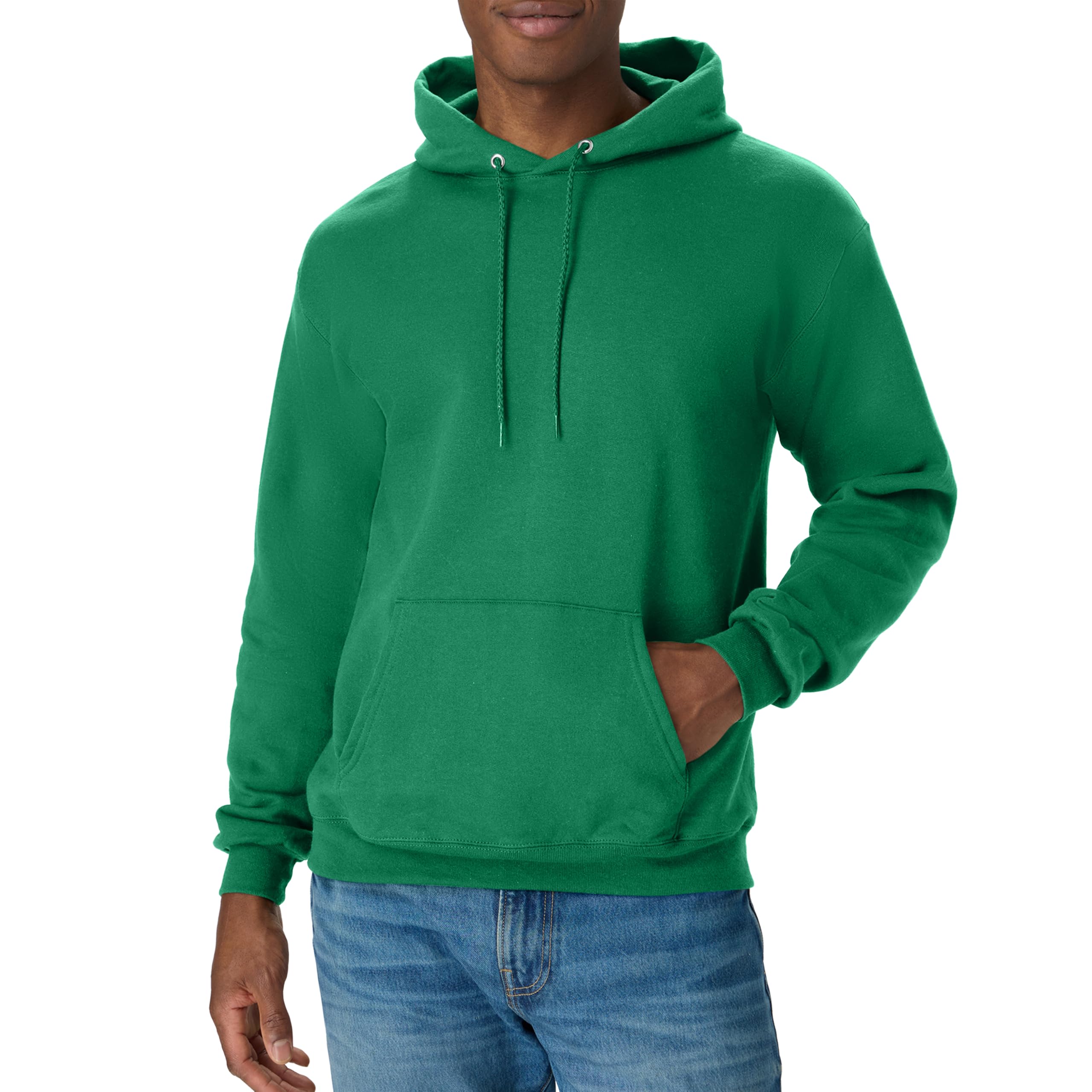 Hanes Men's Hoodie - EcoSmart Fleece Hooded Sweatshirt for Men & Women - Midweig