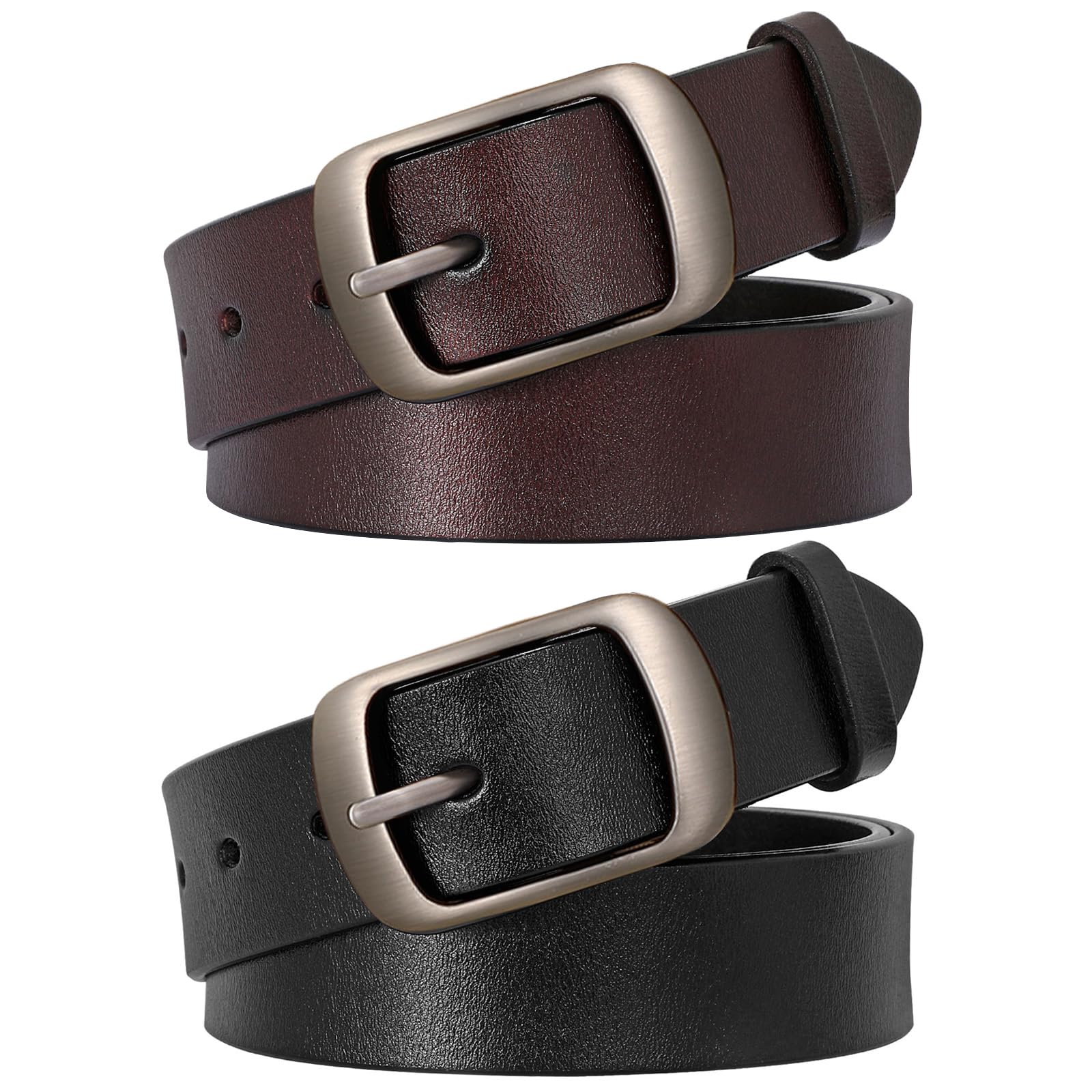 SUOSDEY Women Belts For Jeans Dresses Pants Ladies Leather Waist Belt with Elega