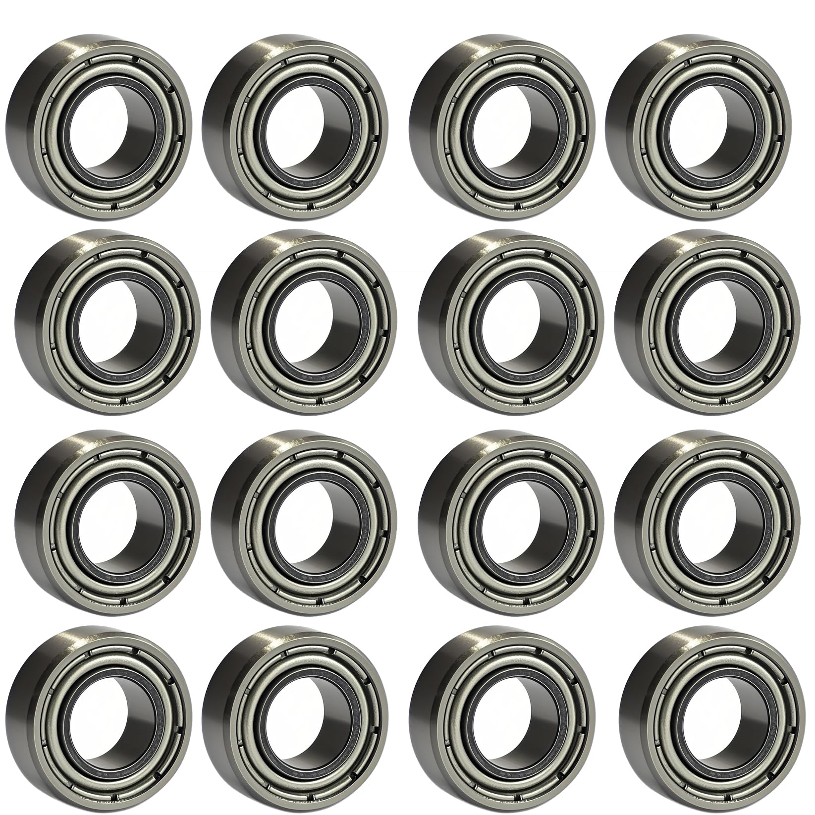20 PCS R188ZZ Deep Groove Ball Bearings - 1/4 Inch x 1/2 Inch x 3/16 Inch - Both