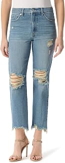 Jessica Simpson Womens Harmony High Rise Slim Straight Ankle StandardJeans