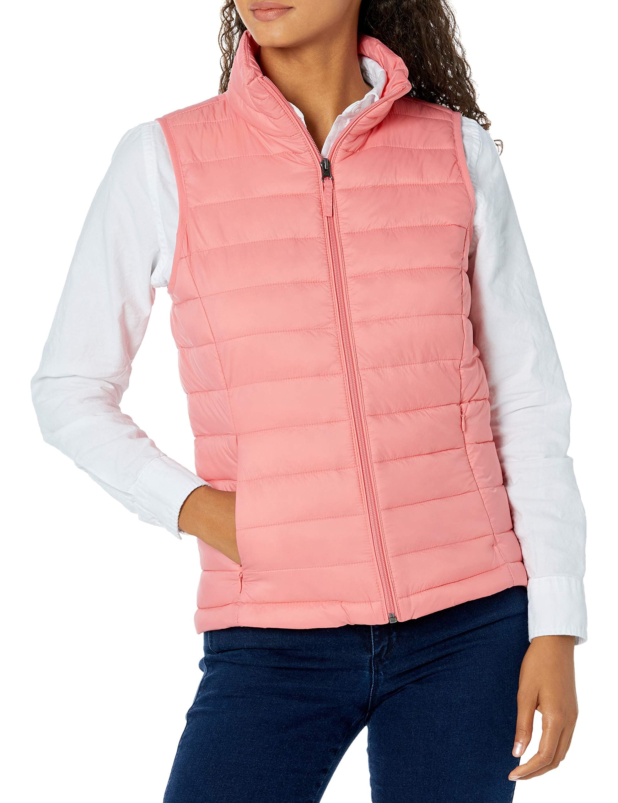 Amazon Essentials Women's Lightweight Water-Resistant Packable Puffer Gilet