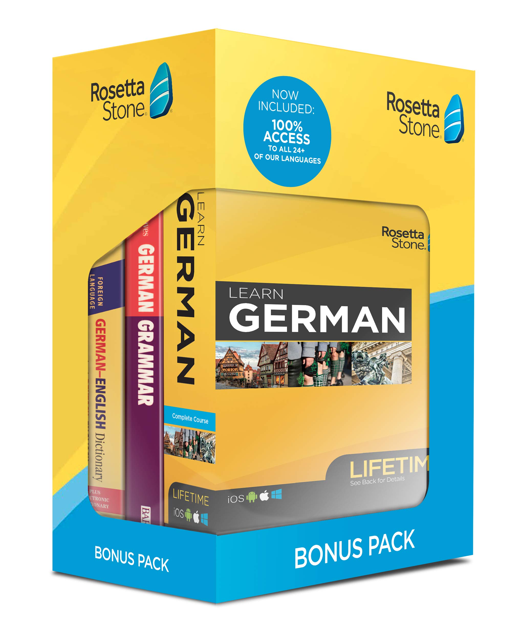 Rosetta Stone Lifetime Access: Learn German | Bonus Pack Bundle | Lifetime Acces