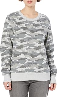 Amazon Essentials Women's Pullover Sweatshirt, Crew Neck, Fleece-Lined