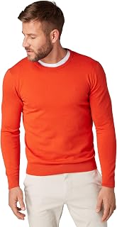 TOM TAILOR Men's Basic Plus Size Sweater with Embroidered Logo