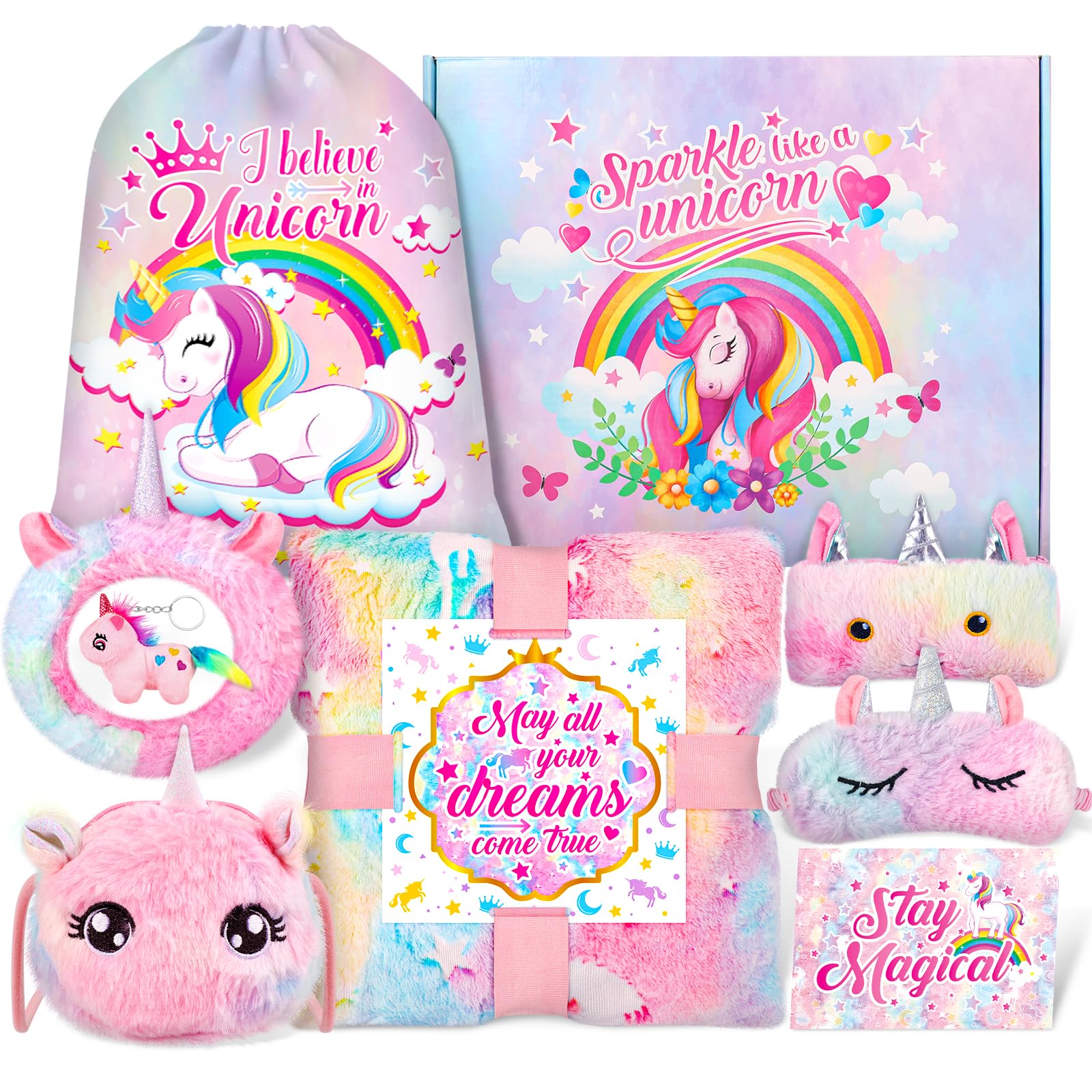 SRIZIAN Christmas Unicor Gift Set for Girls Age 3,4,5,6,7,8,9,10,11,12, Birthday