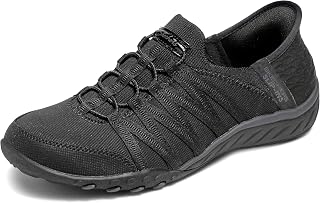 Skechers Women's Breathe-Easy Roll-with-Me Slip-in Trainer