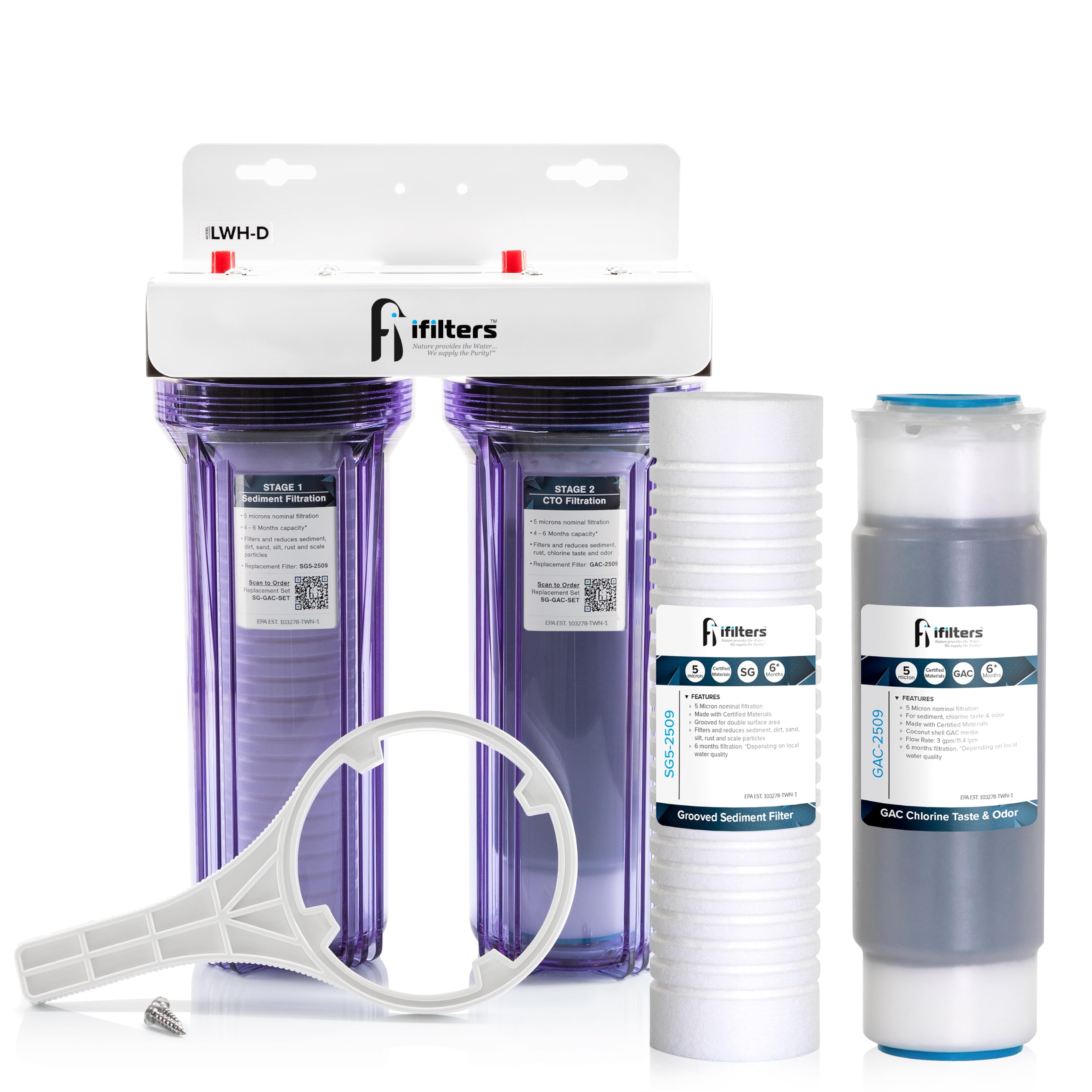 FI iFilters, Nature Provides The Water... We Supply The Purity! Whole House 2 St