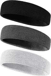 Headband Headband for Men and Women, Soft to the Touch, Moderate Thickness, Hair Turban, Bandana, Sweatproof, Towel Fabric, Stretchy, Antibacterial, Odor Resistant, Sports, Face Washing, Hair Tie,
