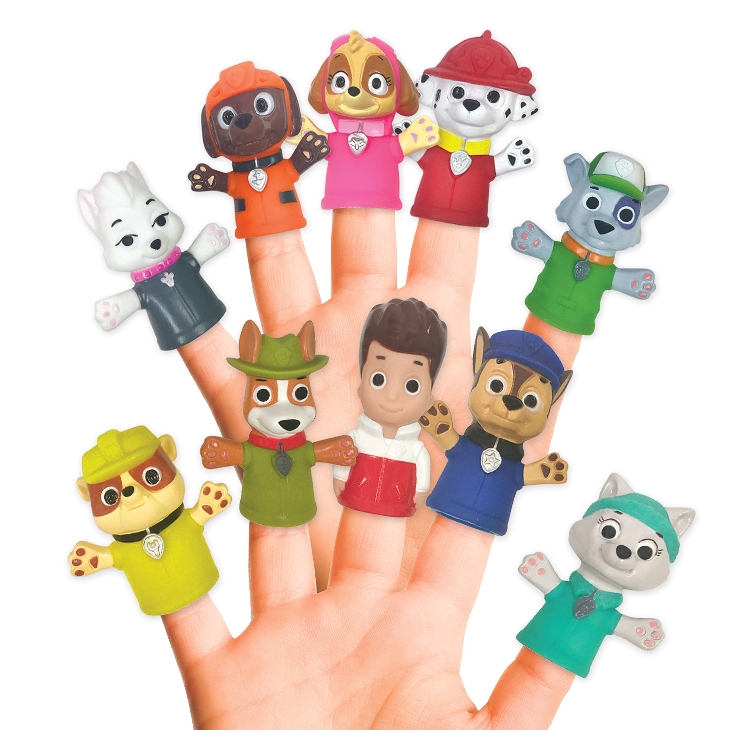 Ginsey Nickelodeon PAW Patrol 10 Piece Finger Puppet - Party Favors, Educational