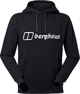 Berghaus Men's Logo Pullover Hoodie, Added Warmth, Extra Comfortable