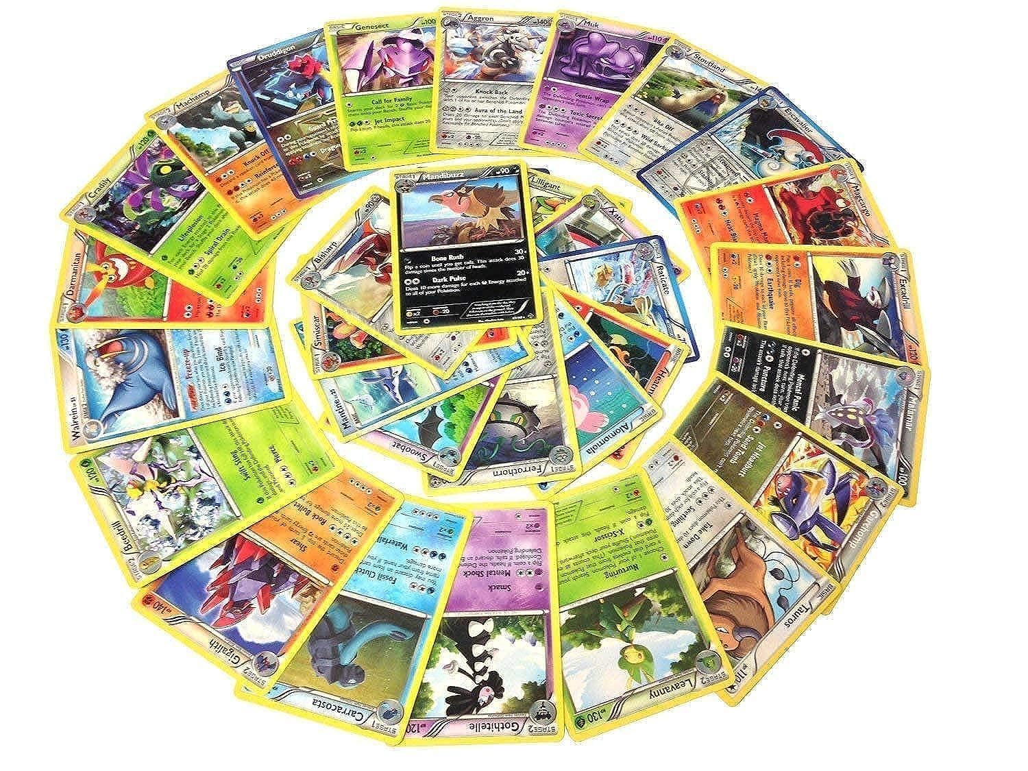 25 Rare Pokemon Cards with 100 HP or Higher (Assorted Lot with No Duplicates) (O