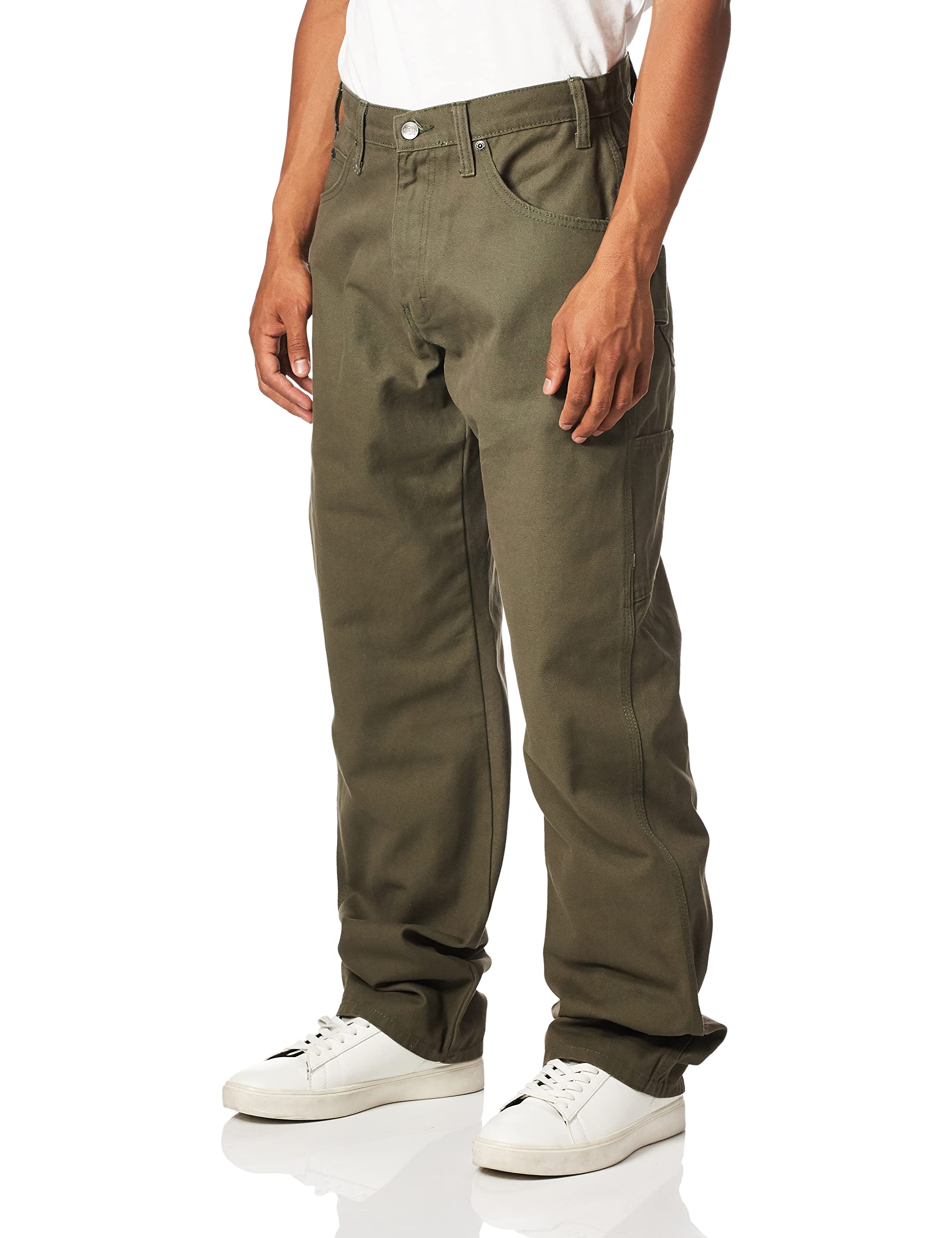 Dickies Men’s Relaxed Fit Sanded Duck Carpenter Jean