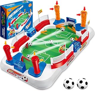 Mini Foosball Table Game for Kids Soccer Game Set Gifts Boys Toy Football Games Board for Indoor Sports Game Room Pinball Interactive Birthday Gift Toys for 3 4 5 6 7 8-12 Year Old Family Gatherings