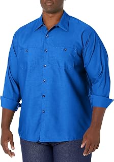 Red Kap Men's Men's Long Sleeve Enhanced Visibility Work Shirt Shirt (Pack of 1)