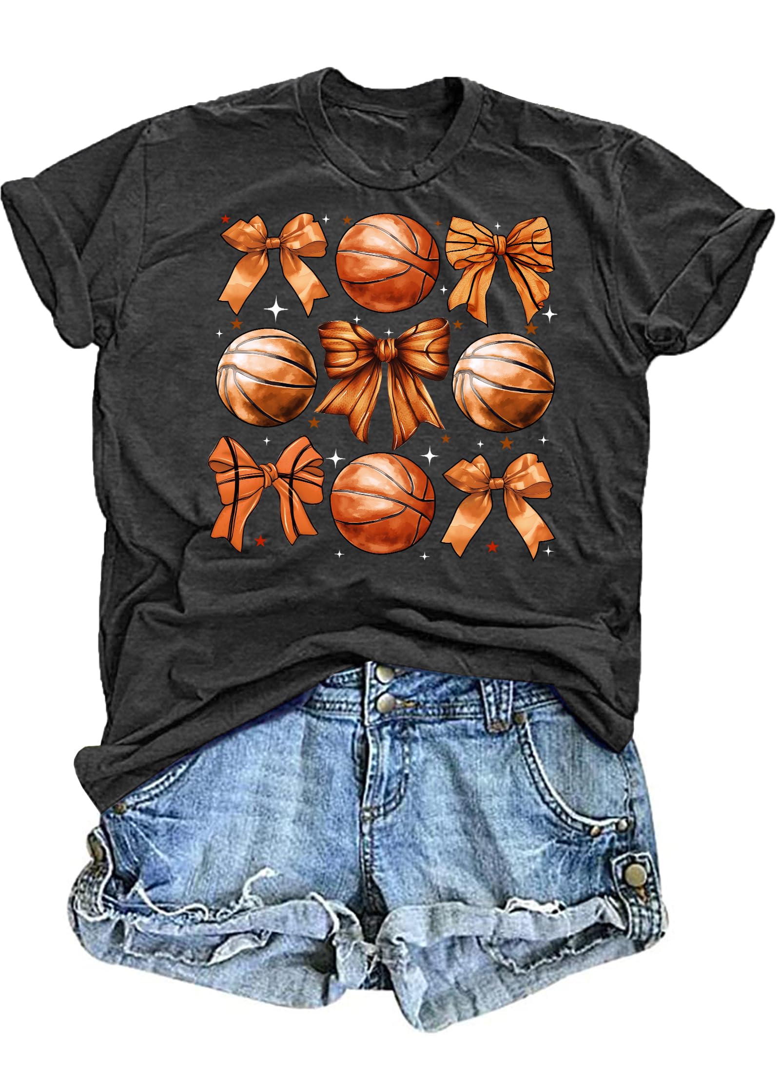 Chemises de football pour femme - Tenue de jour de match - T-shirt à manches cou
