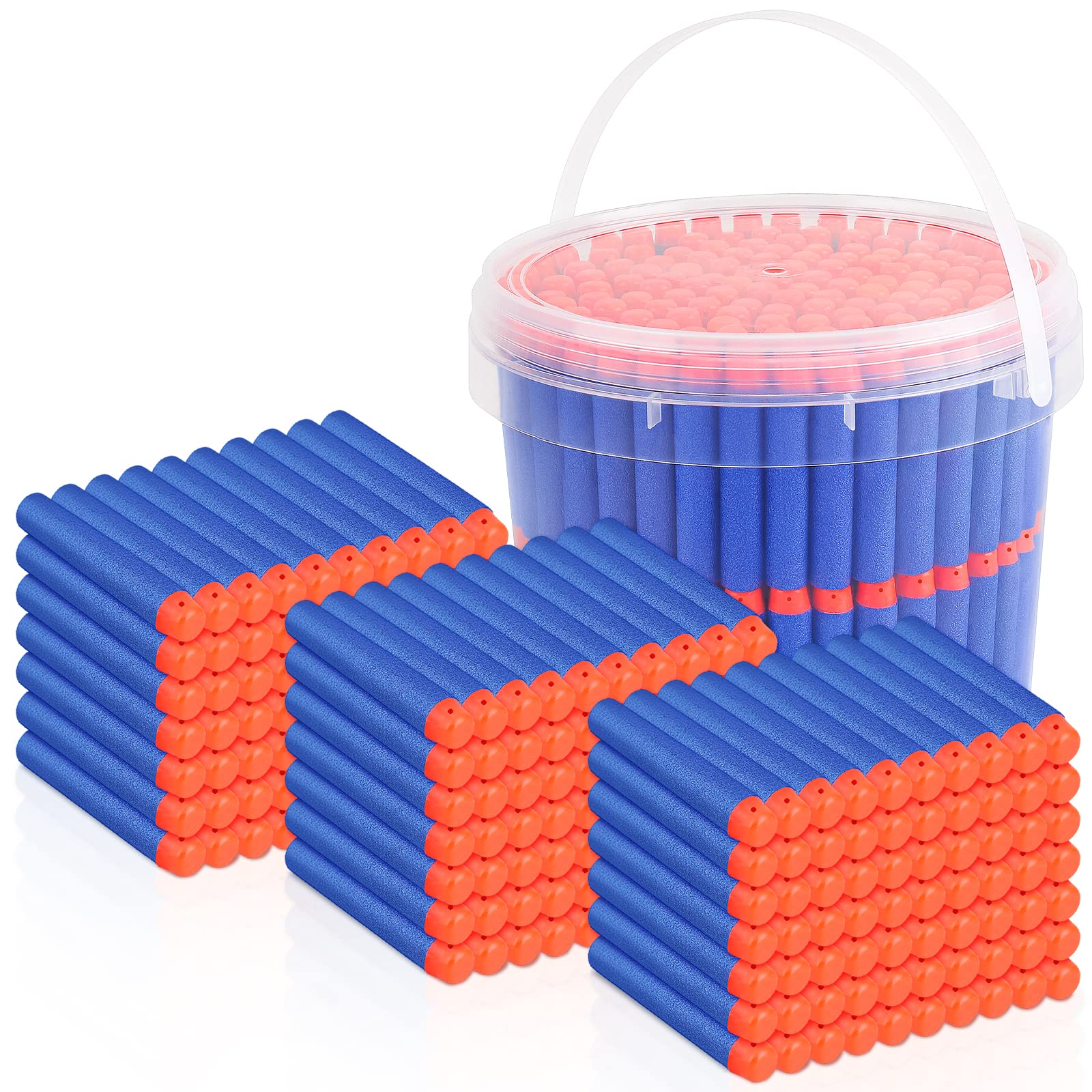 Pokiiulk Refill Darts Bullets Compatible with Nerf Guns N-Strike Elite Series, 3