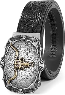 BELTROAD Cowboy Western Ratchet Belts for Men Western Leather Belt Ratchet
