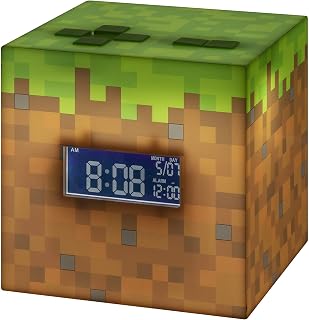Paladone Minecraft Clock, Multi-Colour, One Size