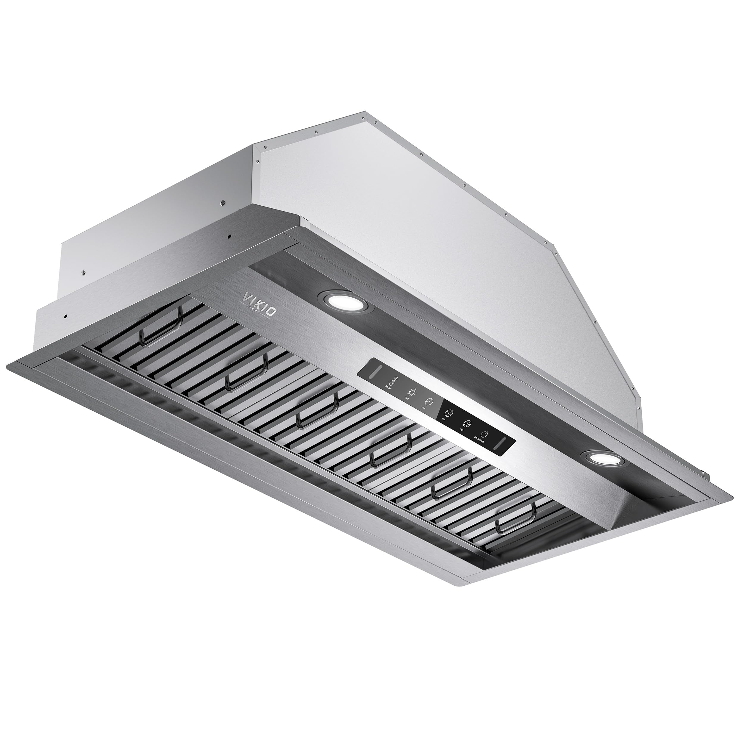VIKIO HOME 36 Inch Range Hood Insert 980 CFM, Dual-Intake, Gesture & Touch | Bui