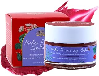 Beetroot & Ghee Lip Balm for Healing & Rosy Tint | Repair Dry, Cracked Lips, Anti-Aging | Lightweight, Non-Sticky Formula | 100% Natural, Cruelty-Free, Handmade in Small Batches in Canada | 15g