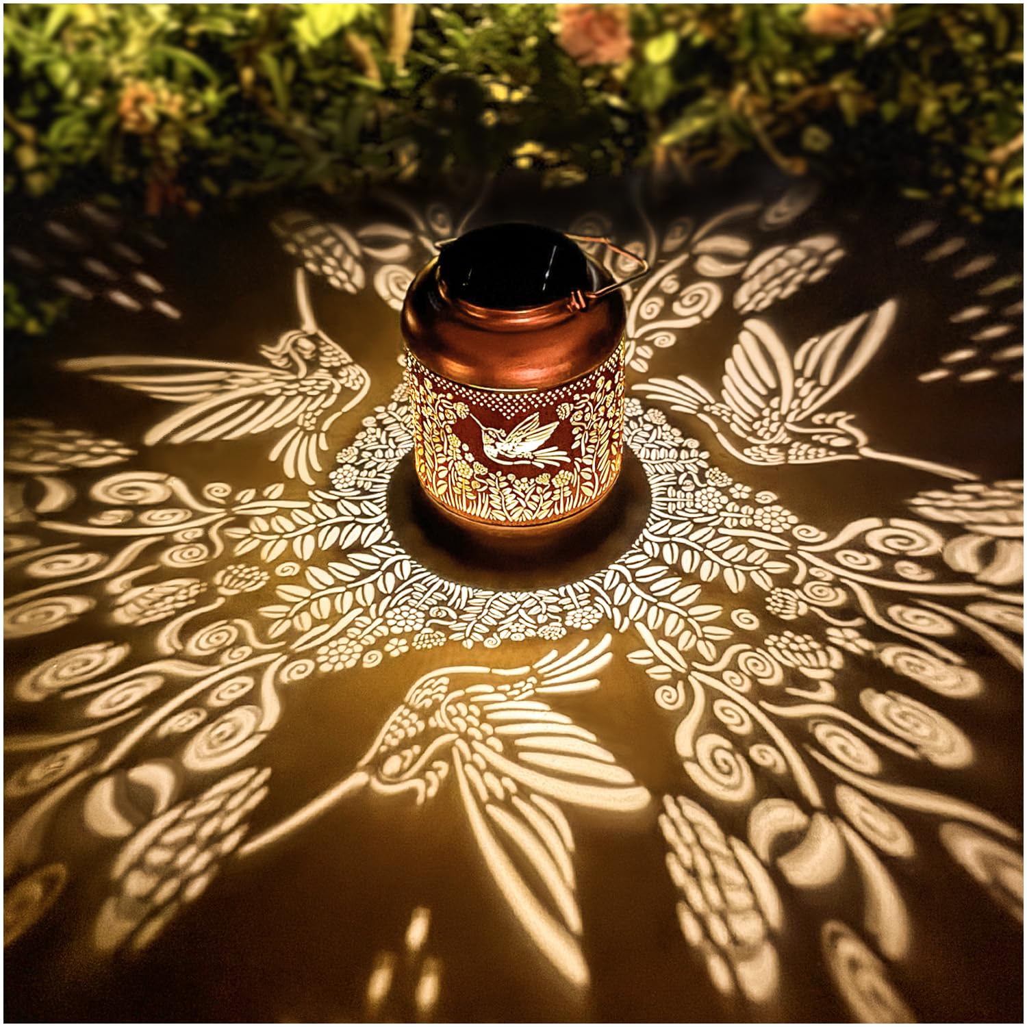 Hummingbird Solar Lanterns Outdoor Waterproof Hanging Solar Lights Hummingbird G