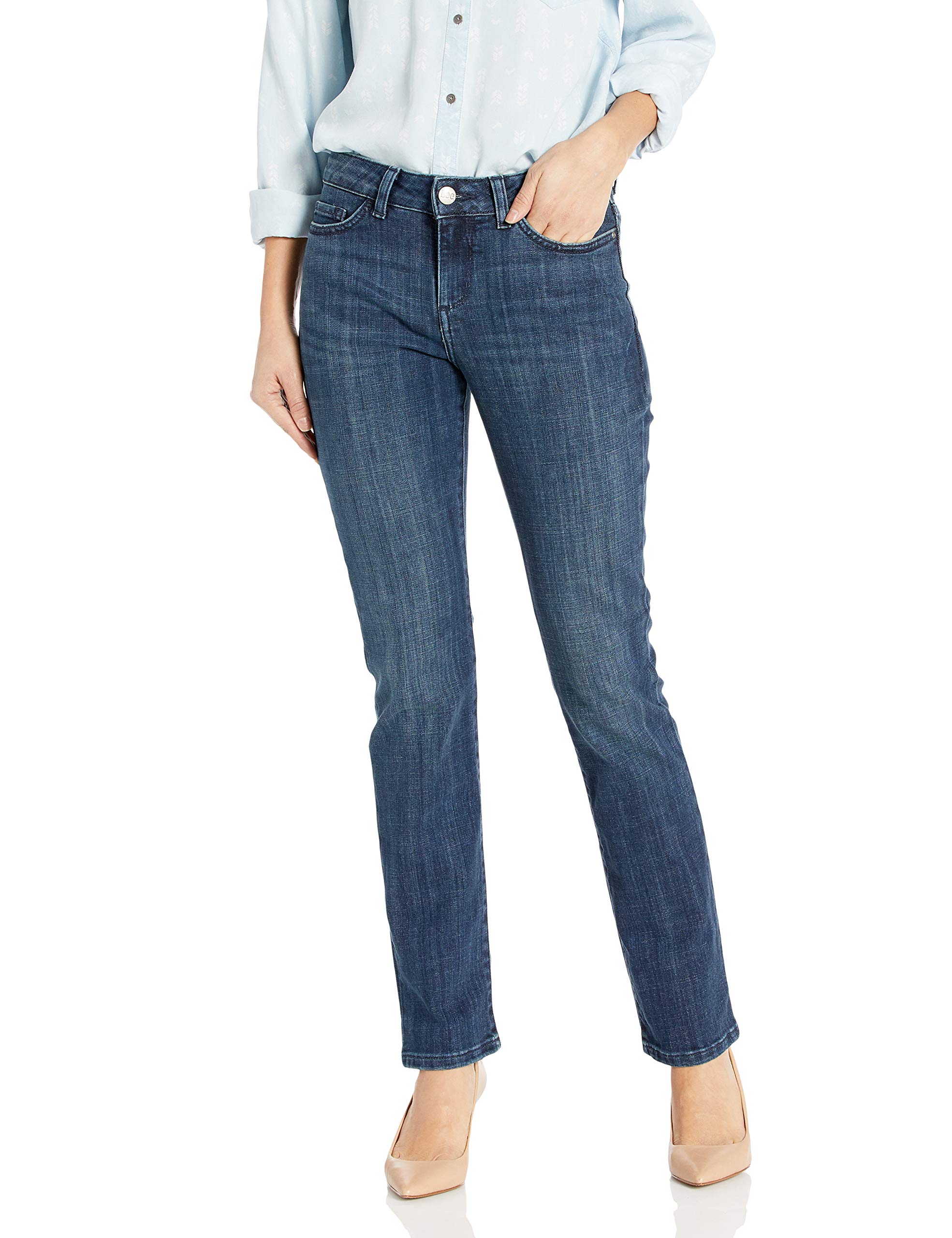 Lee Women's Legendary Regular Fit Straight Leg Jean, Vista, 18 Long