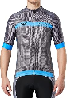FDX Men's Limited Edition Road Cycling Jersey Short Sleeve Biking Tops