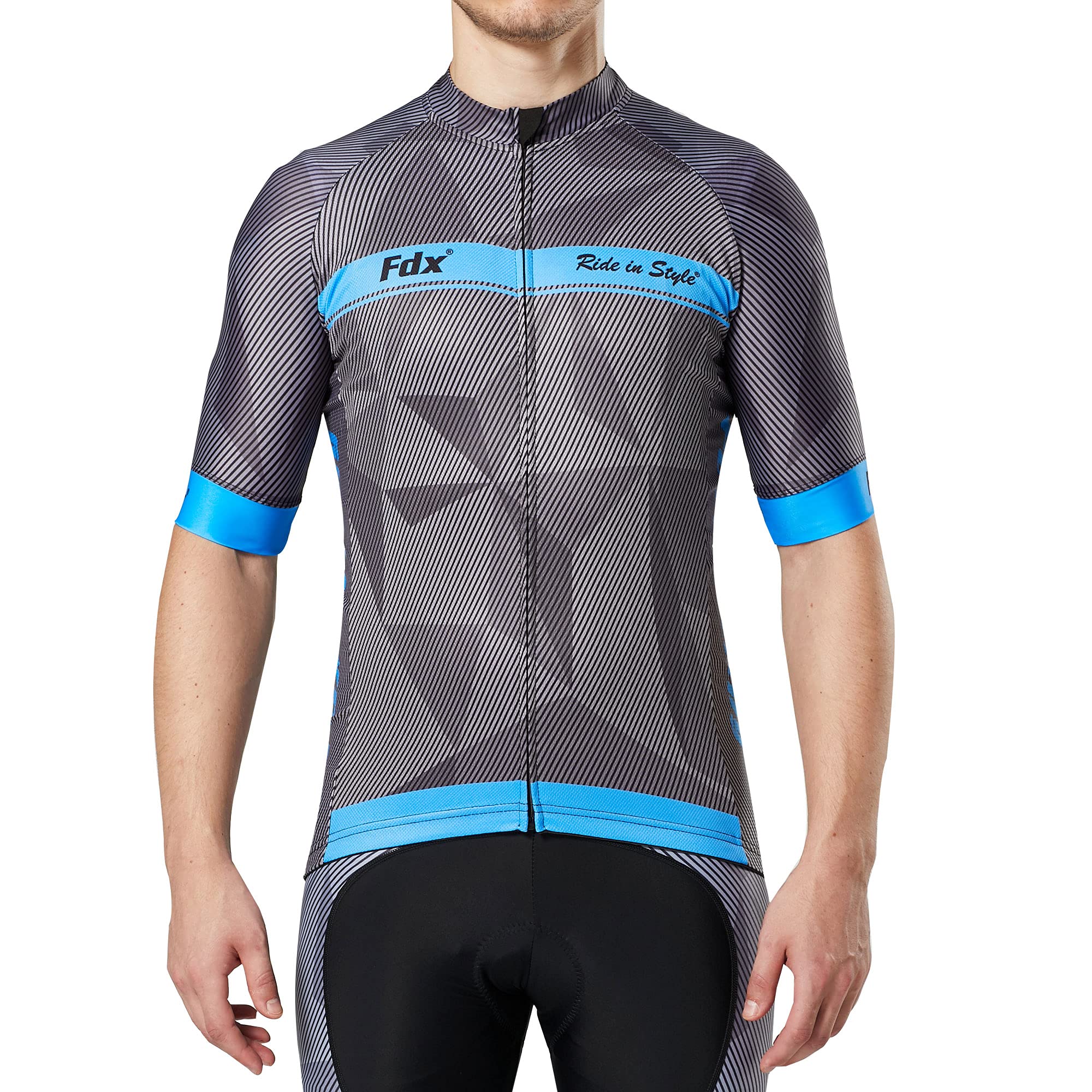 FDX Men's Limited Edition Road Cycling Jersey Short Sleeve Biking Tops