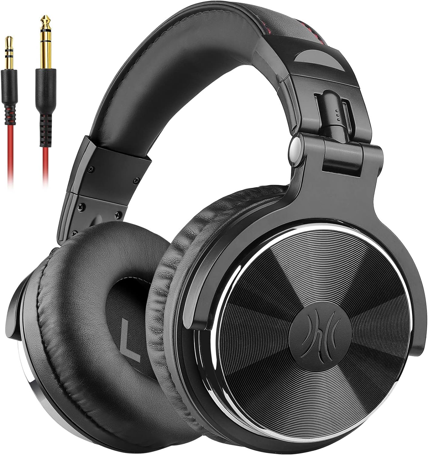 OneOdio Wired DJ Hi-Res Over-Ear Headphones for PC, Keyboard Guitar - Black | he