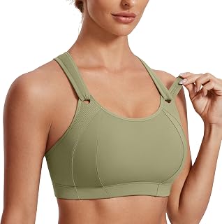 SYROKAN Women's Front Adjustable Sports Bra