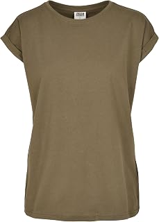 Urban Classics Damen Ladies Organic Extended Shoulder Tee