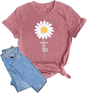 sunflower shirts for women inspirational t shirts casual t shirts short sleeve tee shirts