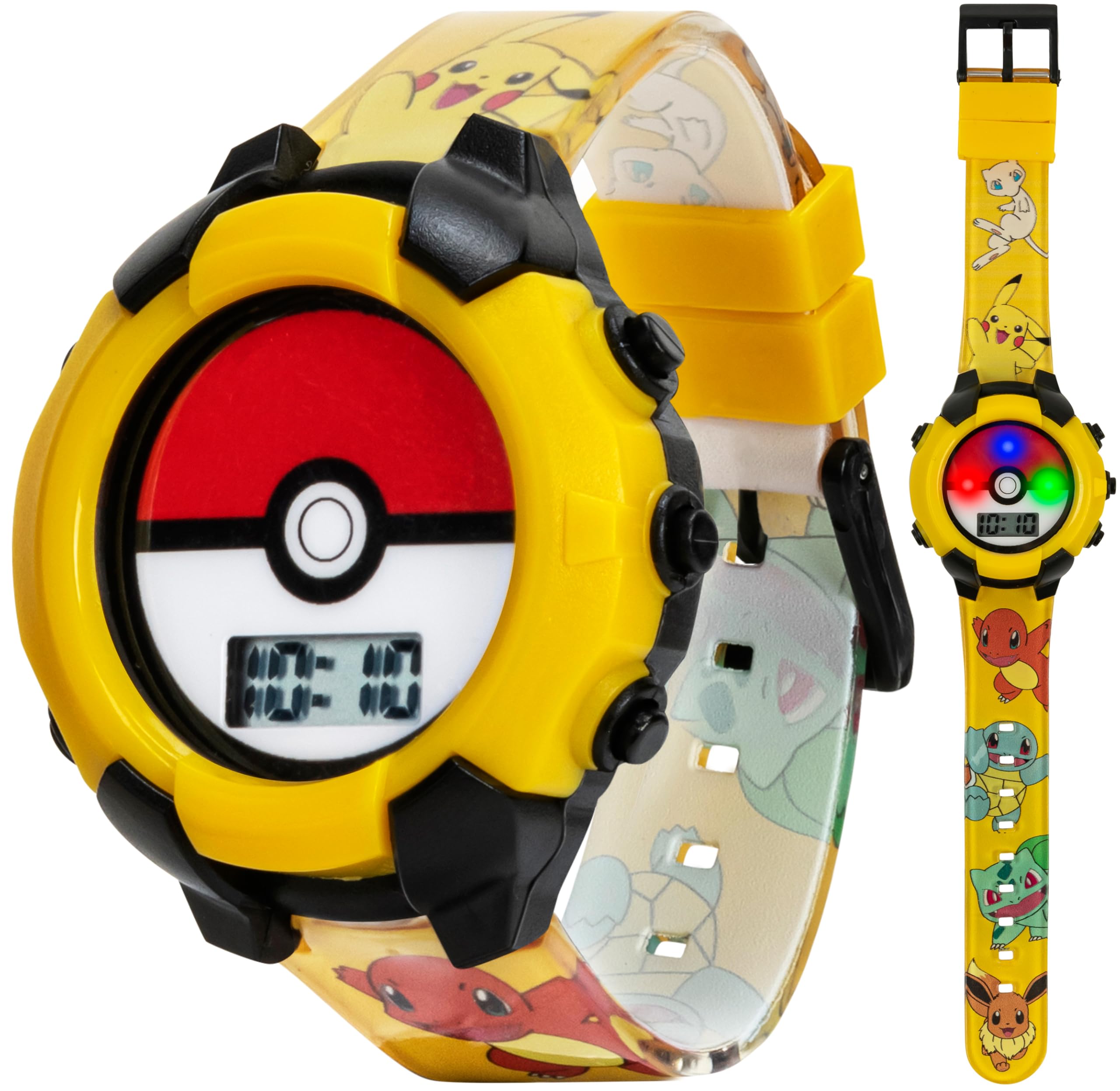 Accutime Kids Pokemon Digital LCD Quartz Watch for Boys, Girls, and Adults All A