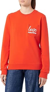 Love Moschino Women's Round Neck Long Sleeve Sweatshirt