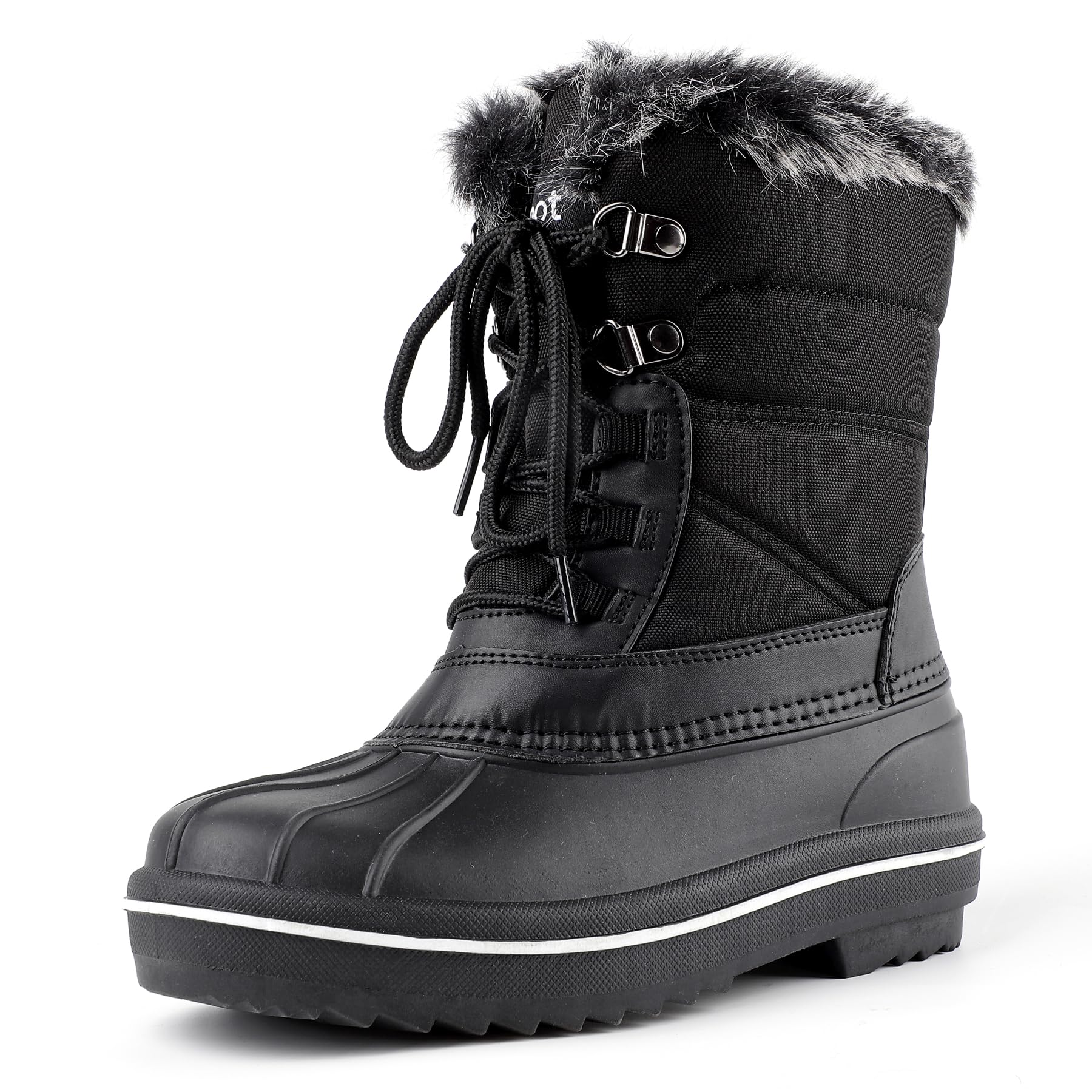 riemot Snow Boots Women Winter Water-resistant Boot Warm Fur Lined Boots Non-Sli