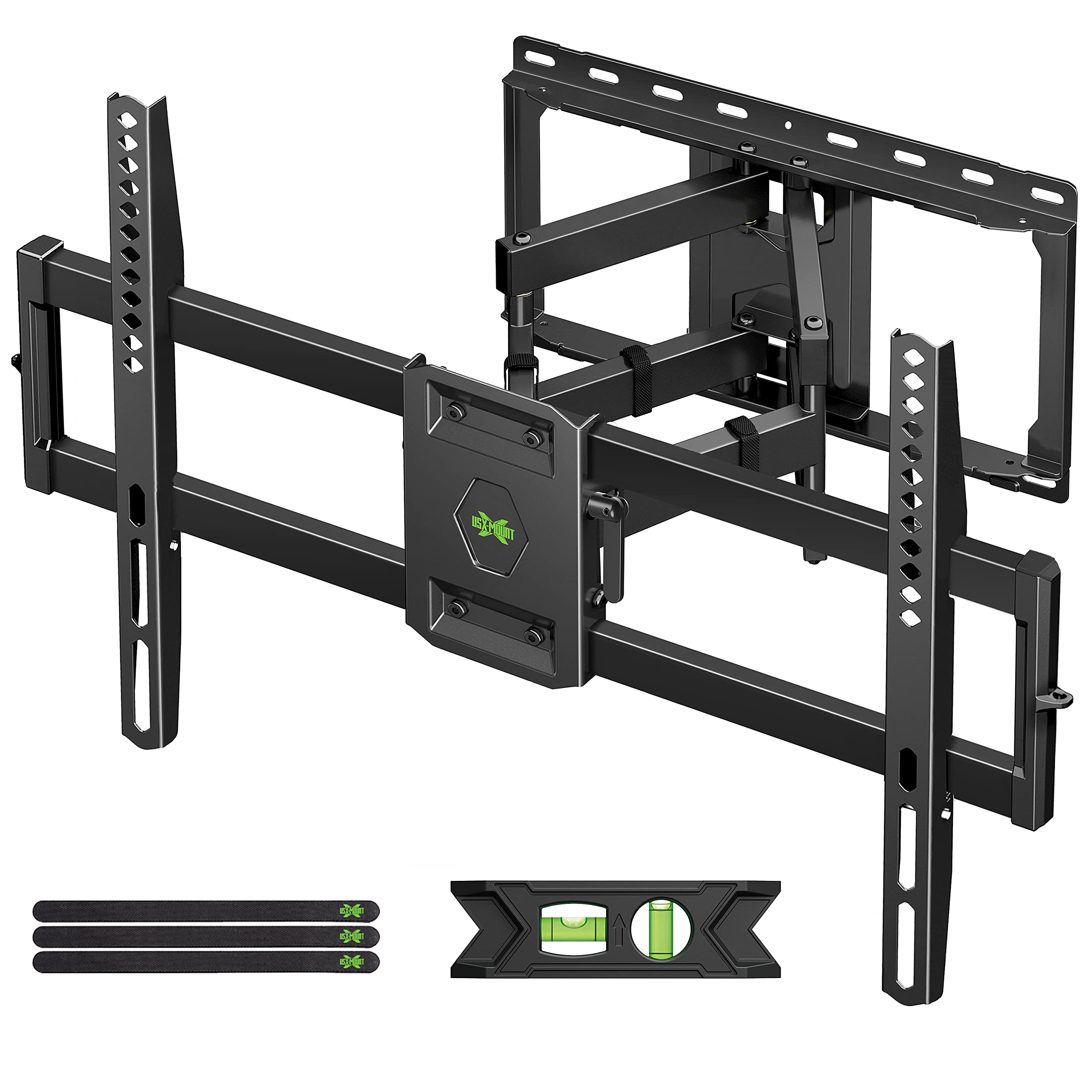 USX Mount Full Motion TV Wall Mount for Most 42-90" TV Holds up to 132lbs | TV M
