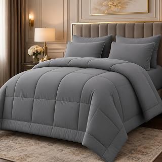 Grace Double Duvet 10.5 Tog (Pack of 4) For Warm & Cosy Nights - Thick & Cosy Double Quilt for All Year Around - Designed in UK, Anti-Bacterial, Ultrasoft, Breathable & Machine Washable Duvet