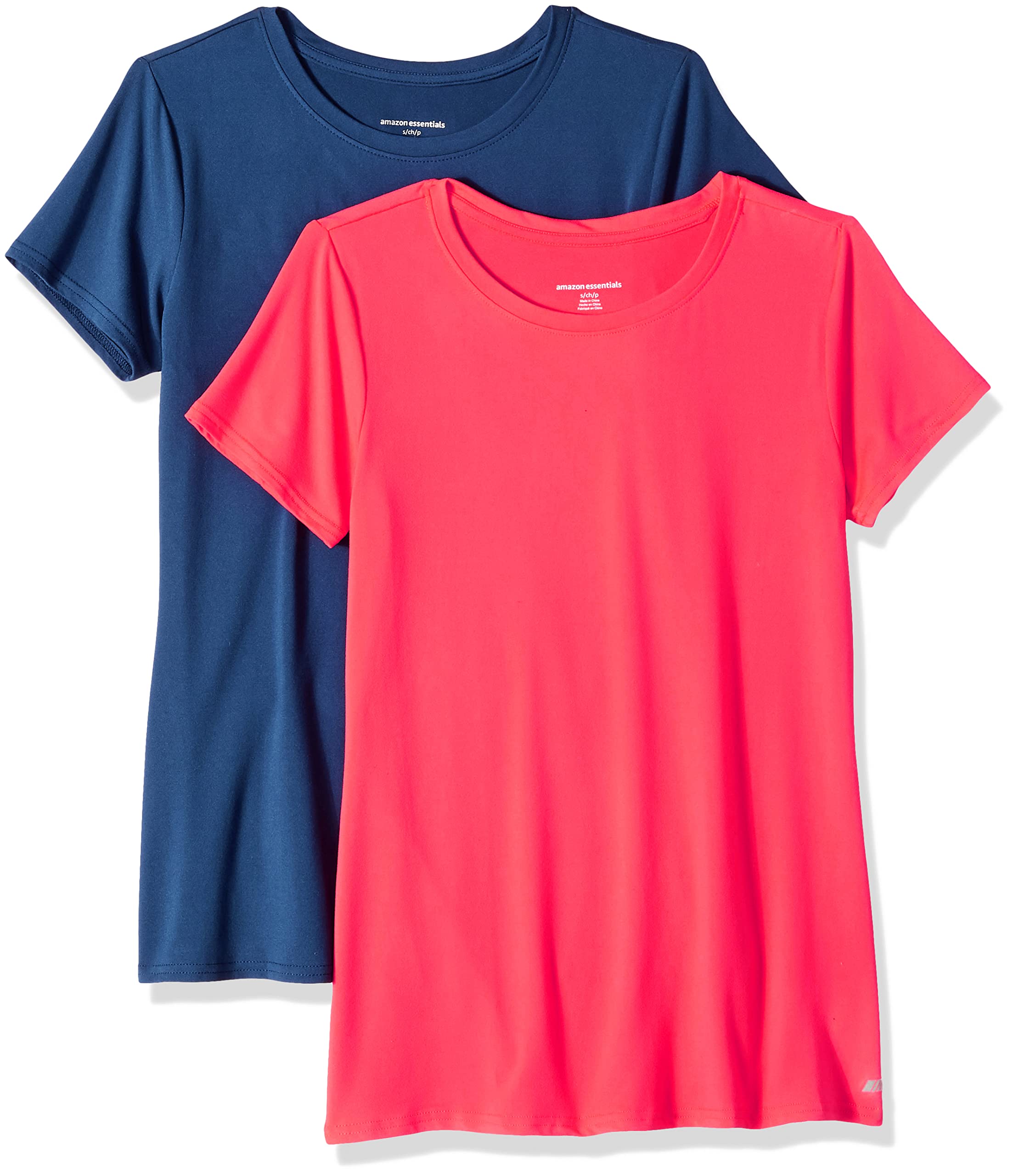 Amazon Essentials Haut Sport Manches Courtes Active, Extensible, Séchage Rapide,