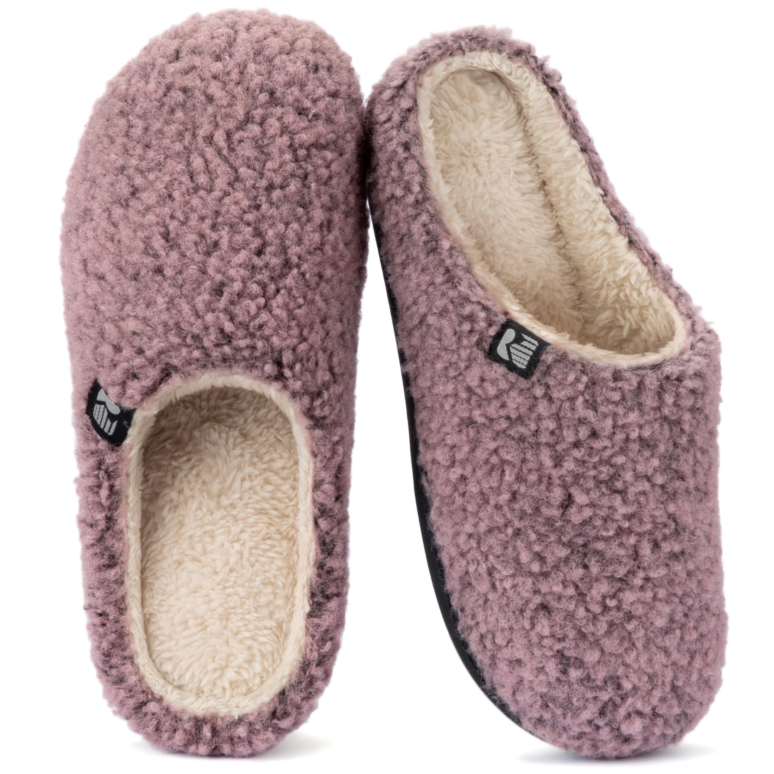 RockDove Women's Sherpa Fleece Clog Slippers