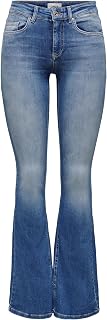 Only - Onlblush Life Mid Flared DNM Tai467 Noos, Women's Jeans