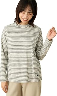 Decoy 491309 Women's Jacquard Border High Neck Cut Pullover