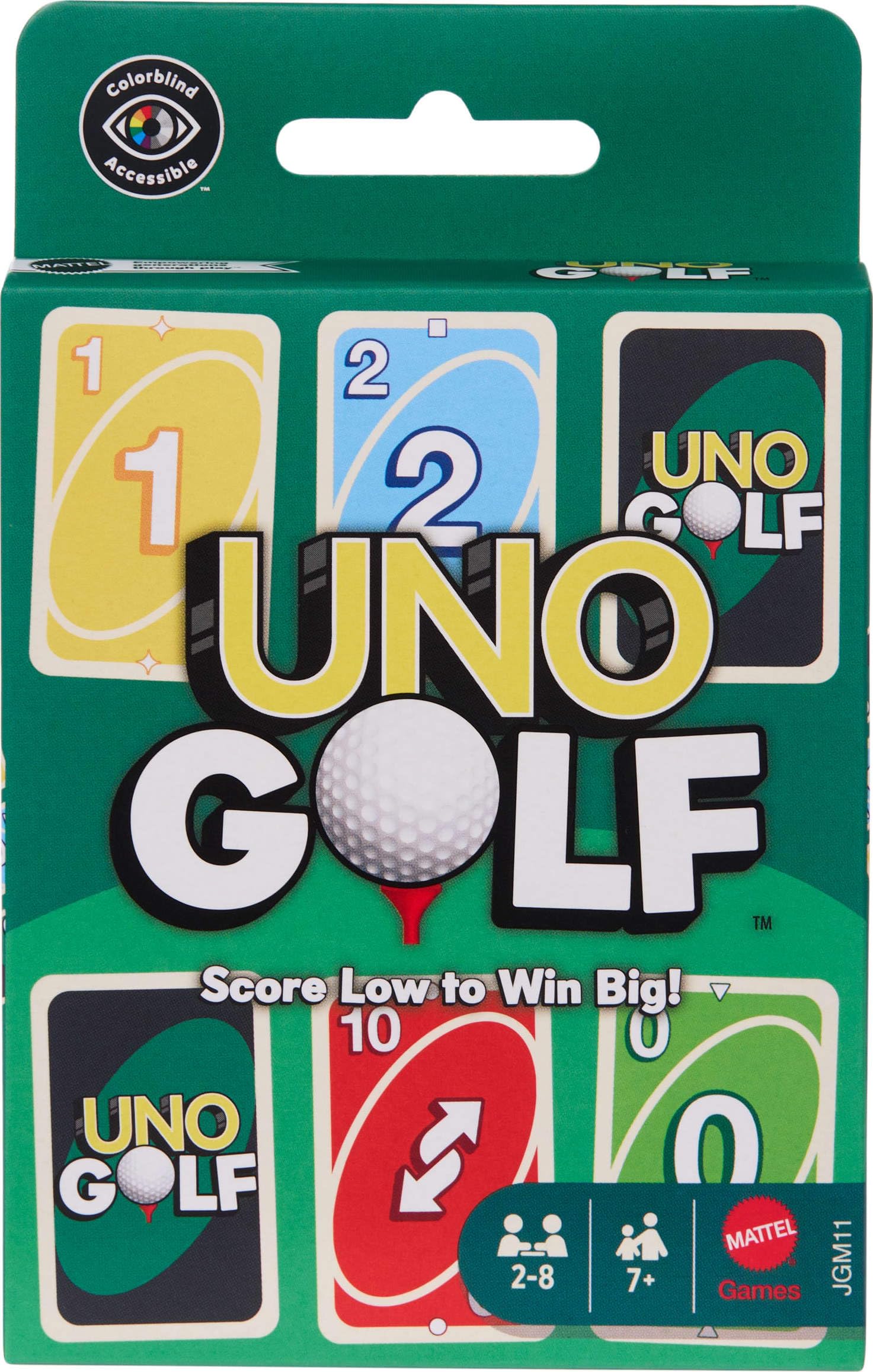 Mattel Games UNO Golf Card Game for Kid, Adult & Family Nights, Parties & Travel